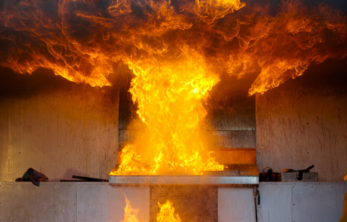 What to Do in the Event of a Kitchen Fire